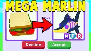 Trading for MEGA BLACK MARLIN in Adopt Me!