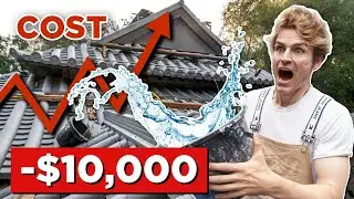 My Roof Collapsed - $10,000 AKIYA DISASTER  #Japan