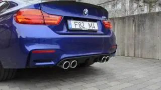 Bmw M4 AcSchnitzer exhaust reving