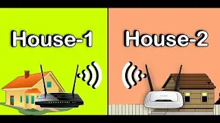 How to connect 2 Houses  Wirelessly using TP-link