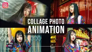 🔥Trending Photo Collage Animation Video Tutorial | 📸Photo Dump InShot Tutorial