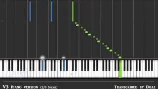 (Synthesia Piano) [x40] V3, from O2Jam, transcribed by me MUHAHAHA