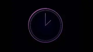 Ui / Ux Clock animation - Motion Graphic Digital Clock Animated in After Effects