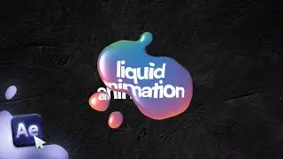 Colourful Liquid Animation (After Effects Tutorial)