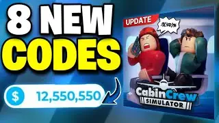 *NEW* CABIN CREW SIMULATOR CODES IN AUGUST 2024! ROBLOX CABIN CREW SIMULATOR CODES