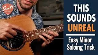 This Easy Trick Sounds UNREAL - Minor Blues Guitar Soloing Lesson