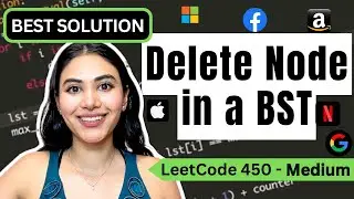 Delete Node in a BST - LeetCode 450 - Python #leetcode #leetcode75