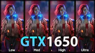 Cyberpunk 2077 [Update 2.1] Test in GTX 1650 [1080p Low, Med, High, Ultra Settings]