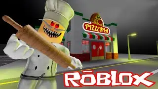 ПОБЕГ ИЗ ПИЦЦЕРИИ!!! Roblox!!! ЗЛОЙ ПОВАР МЕНЯ ПРИГОТОВИТ