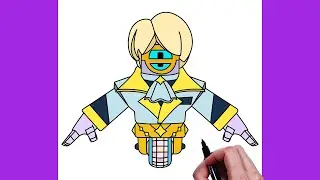 How to Draw Woodriver Stu From brawl Stars | How to Draw Brawl Stars