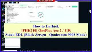 How to Unbrick OnePlus Ace 2 PHK110 / 11R CPH2487 Stuck Black Screen - Qualcomm 9008 Mode