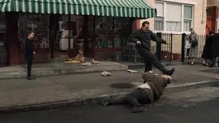 The Irishman (2019) - Robert De Niro beating the man who pushed his daughter (Movie Scene)