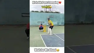 Rishabh Pant stumping❤️(Others🔥 Vs Ms Dhoni😆) #shorts #cricket