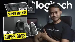 UNBOXING & QUICK REVIEW Logitech MK295 Silent Wireless Combo & Logitech Z625 | UPGRADE DESK SETUP