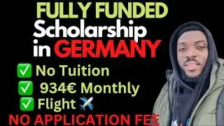 GET PAID 934€ MONTHLY TO MOVE TO GERMANY  FOR YOUR MASTERS DEGREE