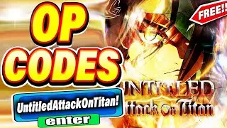 ALL *NEW* SECRET OP CODES In Roblox Untitled Attack On Titan! (2023)