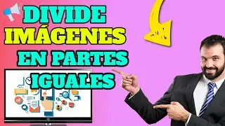 Dividir imagen en partes iguales fácil y gratis | Como dividir una imagen en partes iguales Paint