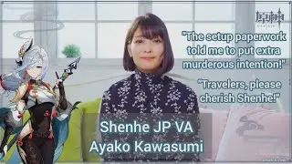 Shenhe JP VA Interview (Ayako Kawasumi) | Genshin Impact [ENG Sub]