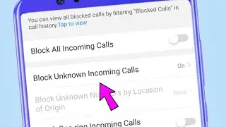 all unknown number call block | unknown call block || Oppo !