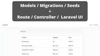 Live-Coding: Small Laravel Project in 7 Minutes