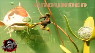 GROUNDED Ep7  Back Yard Survival, Bridging The Pond and Swamp Battle