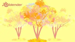 Grease Pencil Tree Tutorial in Blender 3D