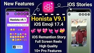 NEW Honista v9.1 Update 🔥 ios Fonts+ios Emojis Android Instagram | Real ios Font & Emojis on Android