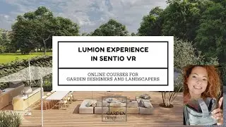 Lumion PRO Virtual Experience using Sentio VR!