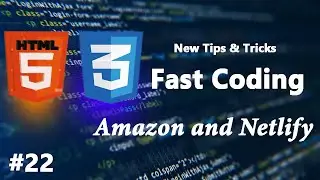 Netlify and Amazon  Design HTML and CSS| For Beginners | Zabiullah Technical Live #22