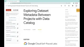 Exploring Dataset Metadata Between Projects with Data Catalog  #qwiklabs#GSP789 [With Explanation🗣️]