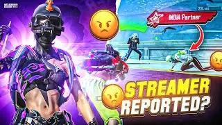 Edge VS BGMI Partner Streamer🔥! | STREAMER REPORTED ME!😳 BGMI Clutch Highlights!! SOLO VS SQUADS!