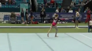 Trykina Viktorya (RUS). FX EF Voronin cup 2016. Moscow