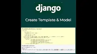 Django Template, Model and "TemplateDoesNotExist at /members/" Error solving|Third Video.