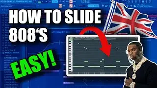 How To Make UK Drill 808 Slides! EASY METHOD! | FL Studio 20 Tutorial