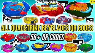 All COMPLETE 55+ QUADSTRIKE BEYBLADES QR CODES 2023 | All Waves | BEYBLADE BURST QUAD STRIKE APP