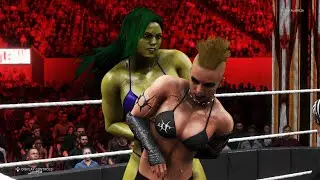 WWE 2K20 - Ivy Payne vs. She-Hulk - Royal Girl Fights 😍