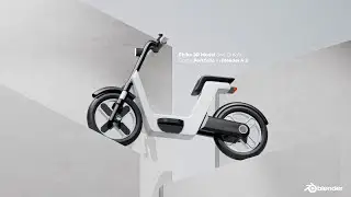 How To Make a Simple Electric Bike 3d Model in Blender 4.2 | Blender tutorial beginner