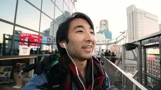 Taking Photos of Shibuya Crossing From Above