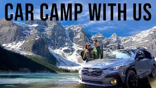 Car Camping In Our 2024 Subaru Crosstrek in the Rockies (ASMR)