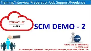 Oracle Fusion Cloud SCM Training Demo -2 (+91 88855 89062) Training & Placement