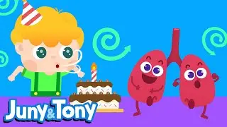 Breathe with Your Lungs | Respiratory System | My Body Songs for Kids | Kids Pop | JunyTony