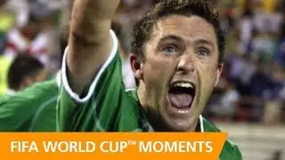 Robbie Keane on goal vs Germany | 2002 FIFA World Cup