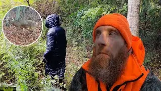 Mystery Trespasser Confronted (Seriously Clueless!)  - Spoils Deer Bowhunt on Big Bucks