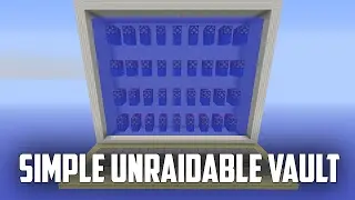 Simpliest Chest Vault - Creeper Egg Unraidable [Minecraft Faction Tutorial]