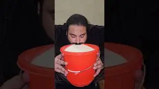 Khanbaba drinking 10 liter of milk