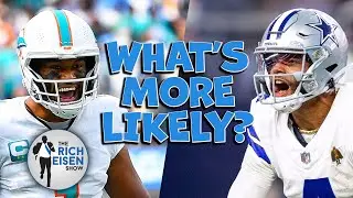 What’s More Likely: Rich Eisen on NFL Draft, Brady Return, Dak, Tua, Knicks, Mavs, Masters & More