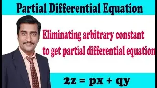 Eliminating arbitrary constant to get partial differential equation