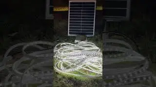 Illuminate Your Outdoors with Solar LED Strip Light #chinafactory #solarsystem #ledlight #striplight