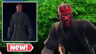 NEW DARTH MAUL Skin In Fortnite! (Gameplay & Review)