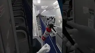 FIRE IN THE PLANE!